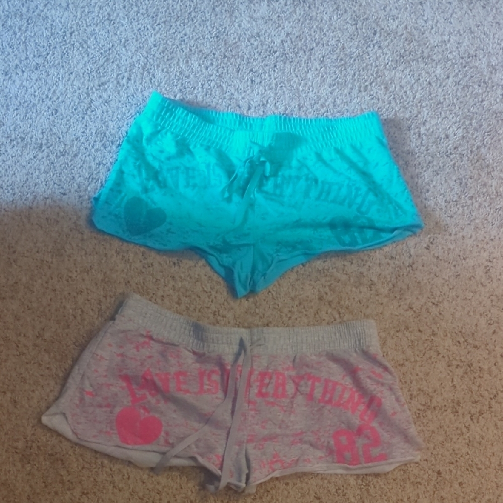 No Boundaries Blue and Gray Shorts Set Casual Athletic Style
